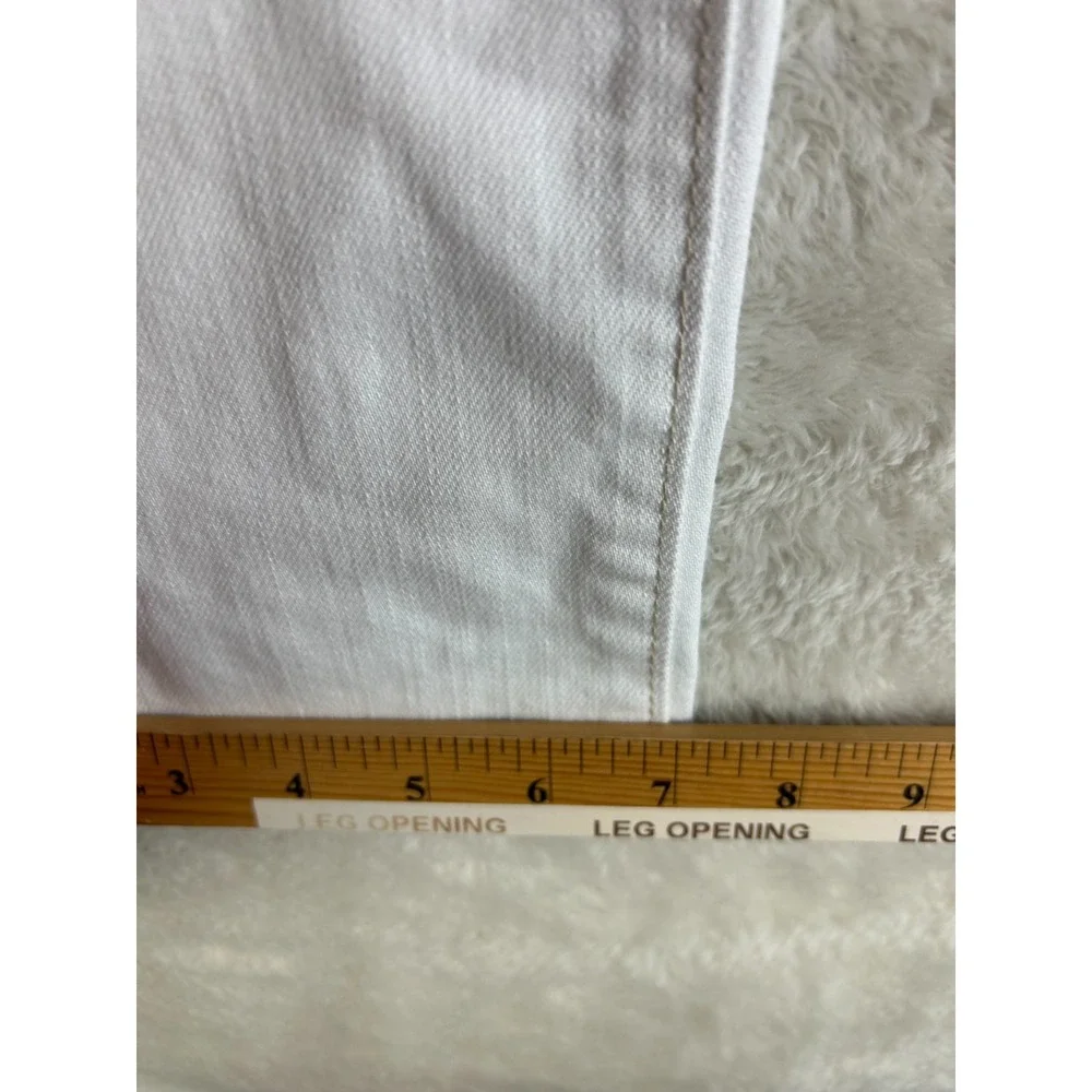 NWT True Religion Rocco Skinny Jeans Mens 33 White Relaxed Fit Stretch 